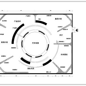 【CAD图纸】展厅平面优化