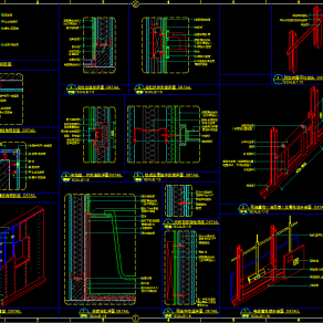 【CAD图纸】九大施工工艺CAD节点详图合集