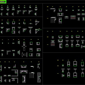 【CAD图纸】LED灯光型材参数表