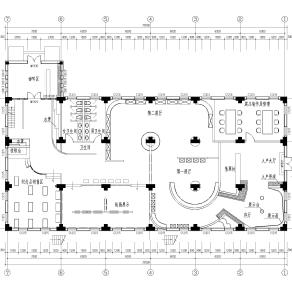 【CAD图纸】展厅平面CAD方案