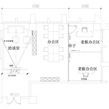 【CAD图纸】办公平面方案