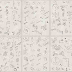 【CAD图纸】精选家具五金CAD设计图库