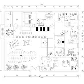 【CAD图纸】民宿CAD方案平面