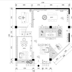【CAD图纸】中式茶空间平面CAD方案