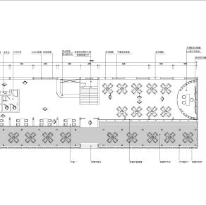 【CAD图纸】花园镇度假村茶楼平面CAD方案