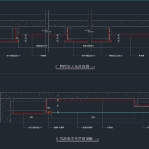 【CAD图纸】现代幼儿园 高清效果图+CAD施工图