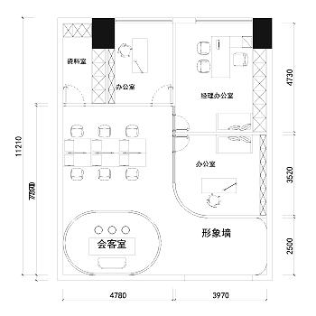 【CAD图纸】办公室平面方案优化