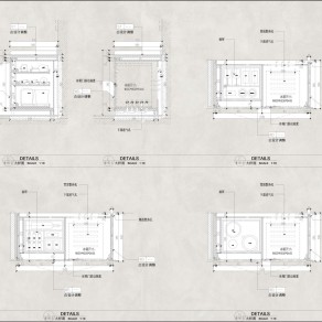 【CAD图纸】酒店总统套房 标准客房 标准大样CAD方案合集