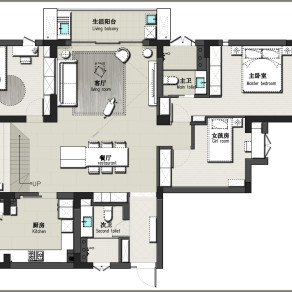 【CAD图纸】两层复式楼现代住宅 CAD施工图+实景