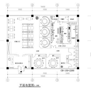 【CAD图纸】某中餐厅室内CAD方案