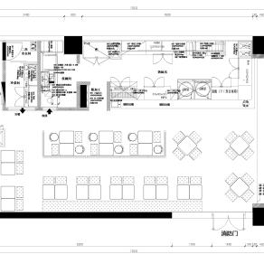 【CAD图纸】某中餐厅CAD平面设计方案