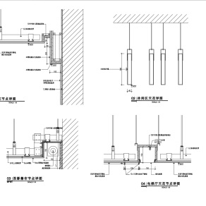【CAD图纸】新东方武汉地铁大厦校区 CAD施工图+效果图+软装方案