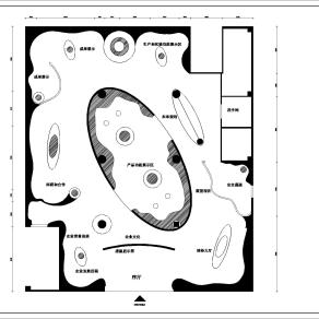 【CAD图纸】展厅室内设计平面CAD方案
