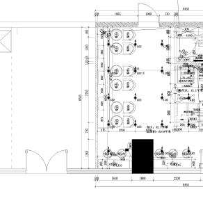 【CAD图纸】咖啡店室内平面方案