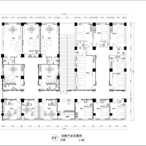 【CAD图纸】白云台茶楼平面CAD方案