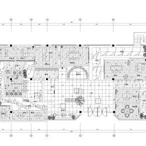 【CAD图纸】茶饮休闲空间平面CAD方案