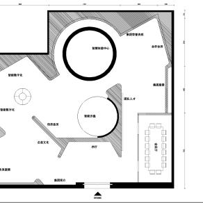 【CAD图纸】展厅平面CAD优化方案