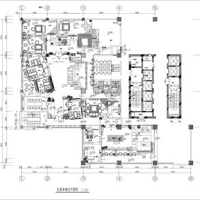 【CAD图纸】春秋茶楼平面CAD方案