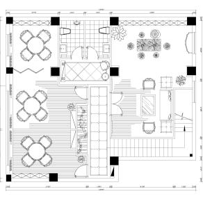 【CAD图纸】漱芳斋茶楼平面CAD方案