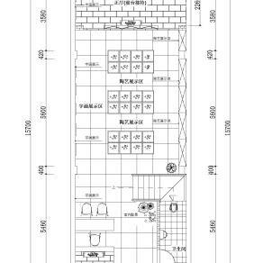 【CAD图纸】许昌茶社平面CAD方案