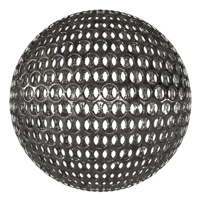 【材质】PBR圆孔金属板