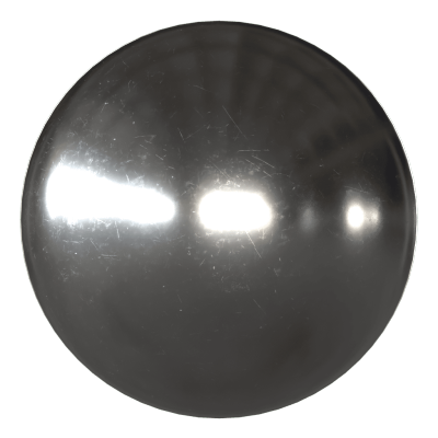 【材质】PBR浅色划痕金属