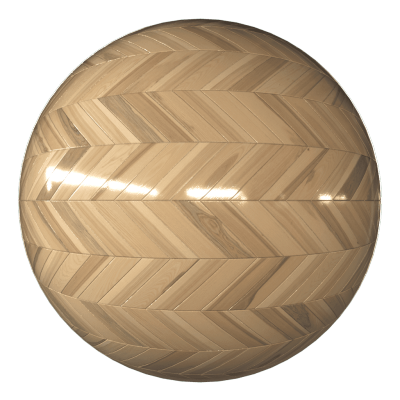 【材质】亮光鱼骨拼木地板