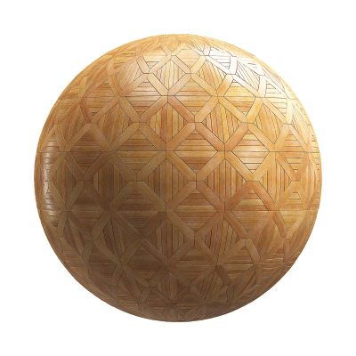 【材质】光巴洛克木质拼花BBR贴图