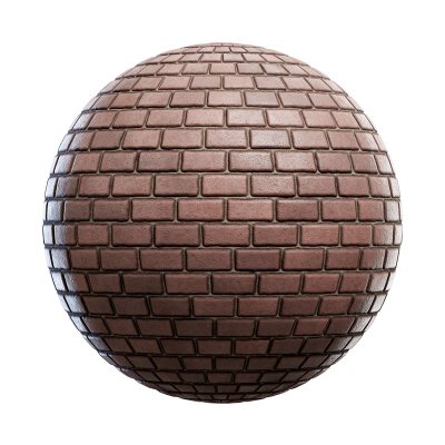【材质】圆形棕色砖墙