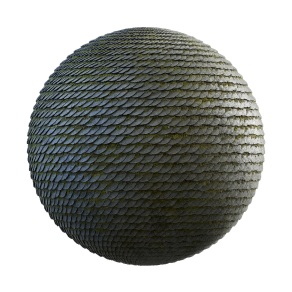 【材质】带苔藓的灰石屋顶