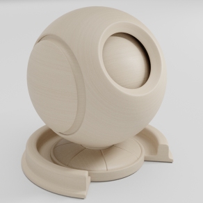 【材质】干净木饰面