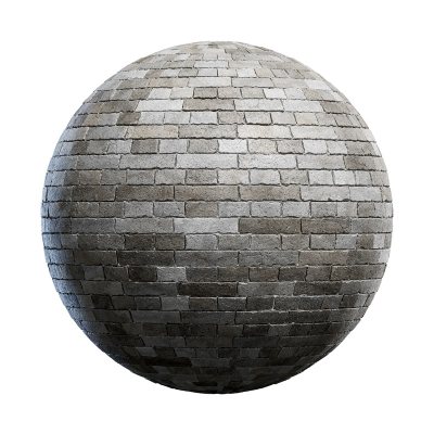 【材质】年老的灰色的砖墙壁