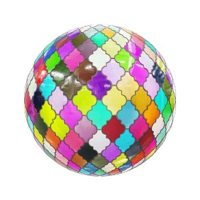 【材质】彩色玻璃