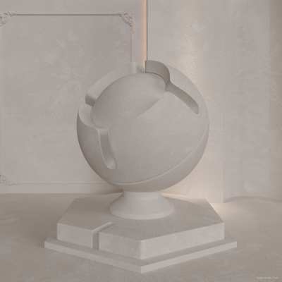 【材质】无光泽肌理微水泥