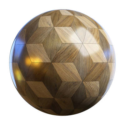 【材质】旧风格立方木镶木地板BBR贴图