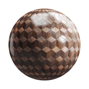 【材质】暗立方木镶木地板BBR贴图