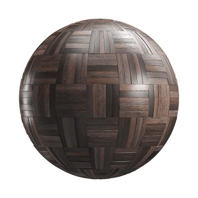 【材质】暗篮拼花木地板BBR贴图