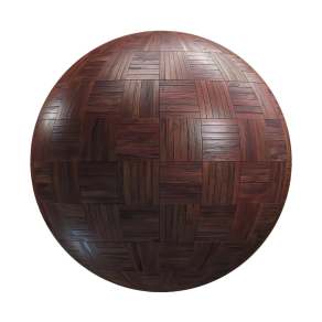 【材质】暗篮木地板