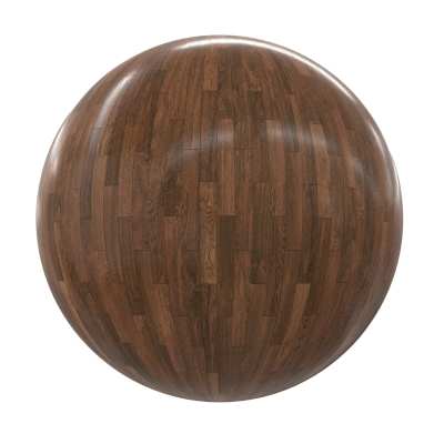 【材质】暗色发亮的木材地板