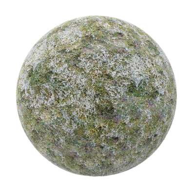 【材质】有小雪的草
