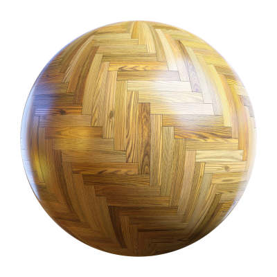 【材质】橡木人字形木木镶木地板BBR贴图