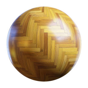 【材质】橡木人字形木木镶木地板BBR贴图