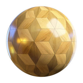 【材质】橡木立方木镶木地板BBR贴图