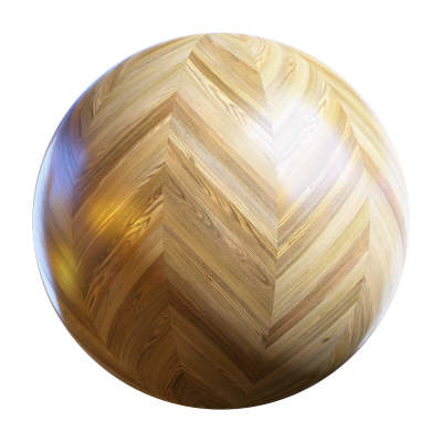 【材质】橡树人字形木材拼花BBR贴图