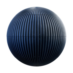 【材质】深蓝色金属屋顶