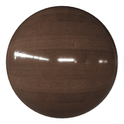 【材质】清漆酱色木纹