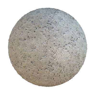 【材质】灰色混凝土带岩石