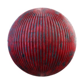 【材质】片状红色金属屋顶