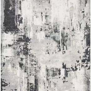 【材质】现代简约黑白地毯