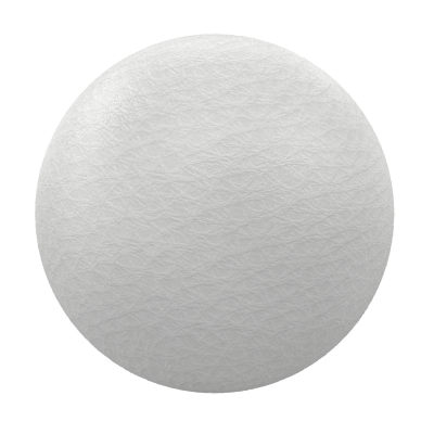 【材质】白色皮革